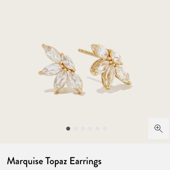 Mejuri Jewelry - Mejuri Marquise Topaz Earrings